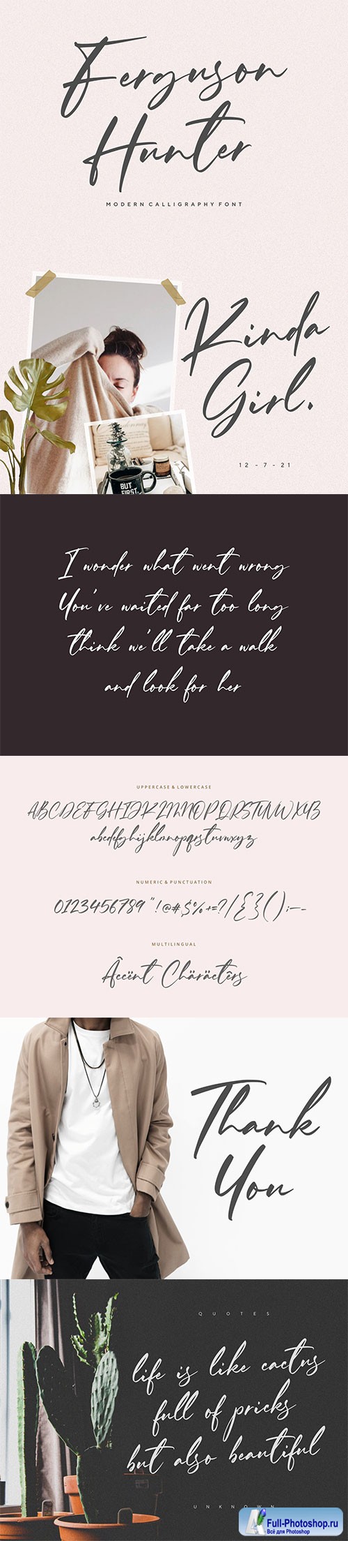 Ferguson Hunter Script Font YH