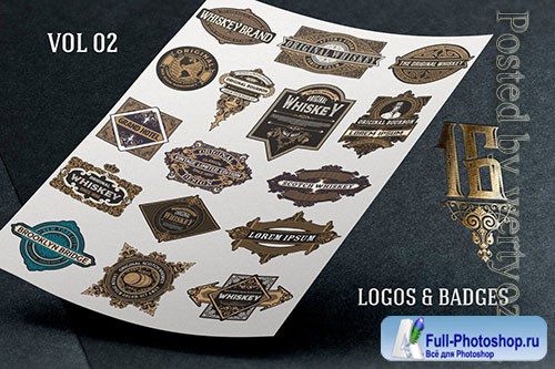 Vector of logos and badges