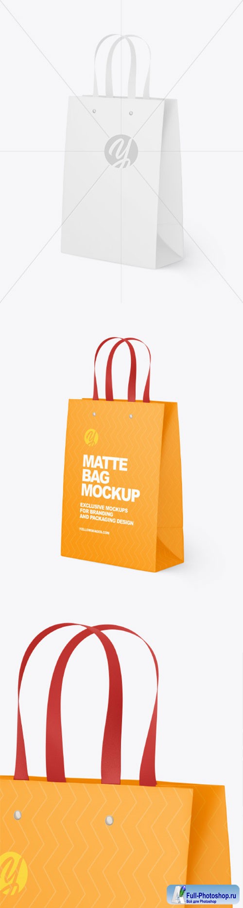 Matte Paper Bag Mockup 86559