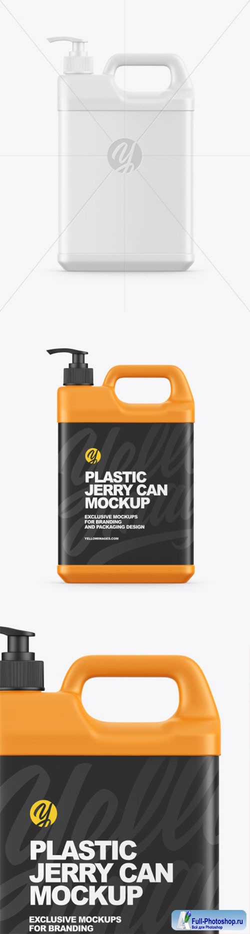  Plastic Jerry Can W Pump Mockup 86580