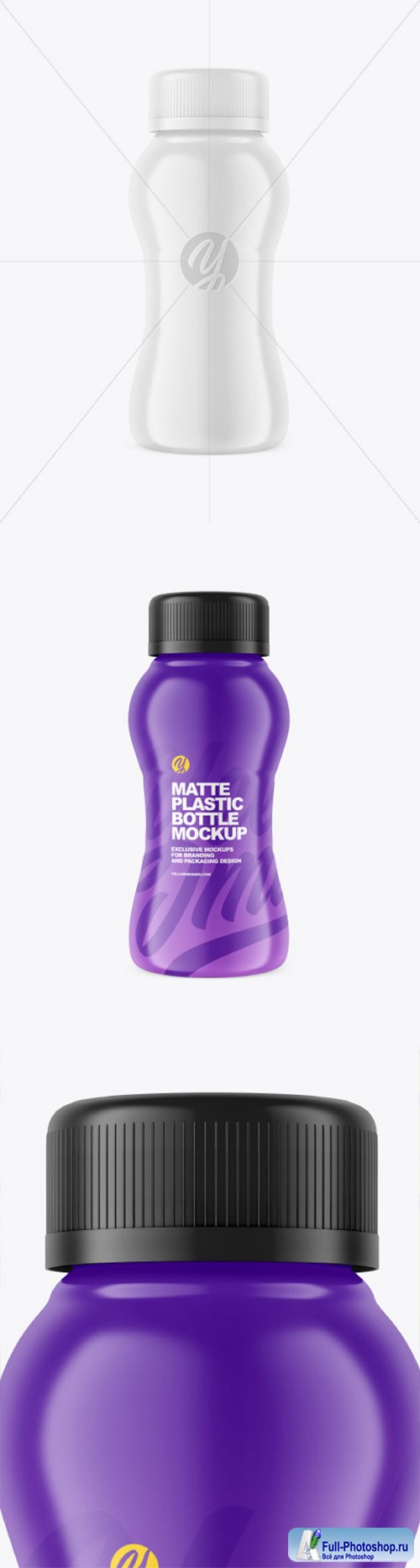  Matte Plastic Bottle Mockup 86612