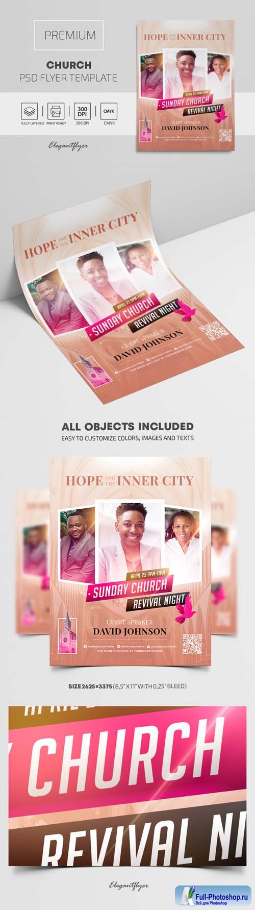 Church PSD Flyer Template