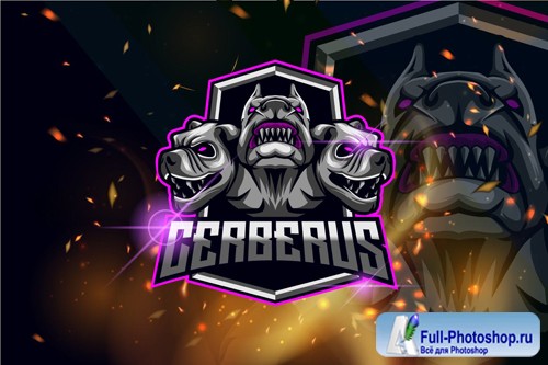 Cerberus E-sport Logo Template