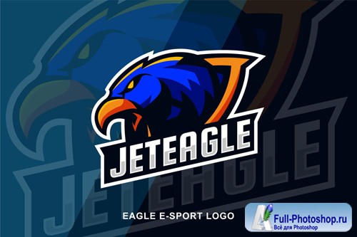 Eagle E Sport Logo design templates