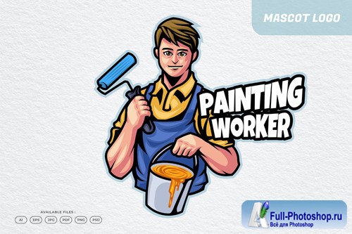 Painting Logo design template