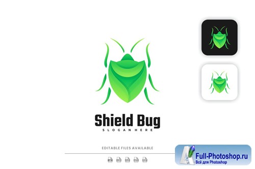 Shield Bug Gradient Logo