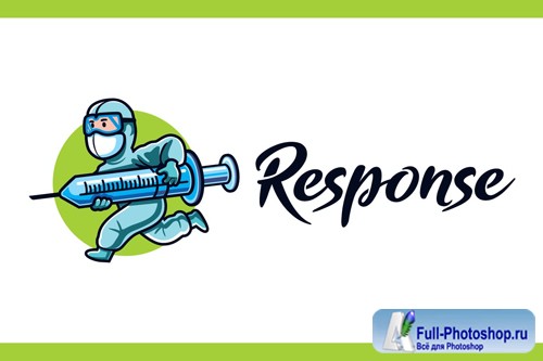 Medical Response - Healthcare Mascot Logo