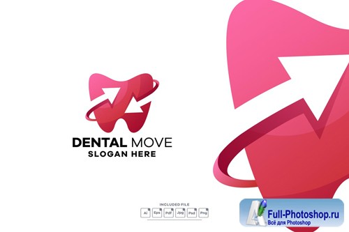 Dental Gradient Logo Template vol 2