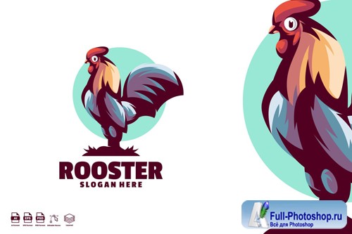 Rooster Logo Template