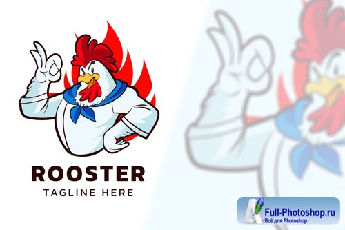 ROOSTER - Mascot Logo