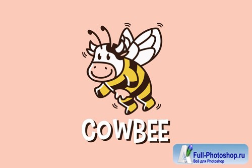 Cow Bee Logo