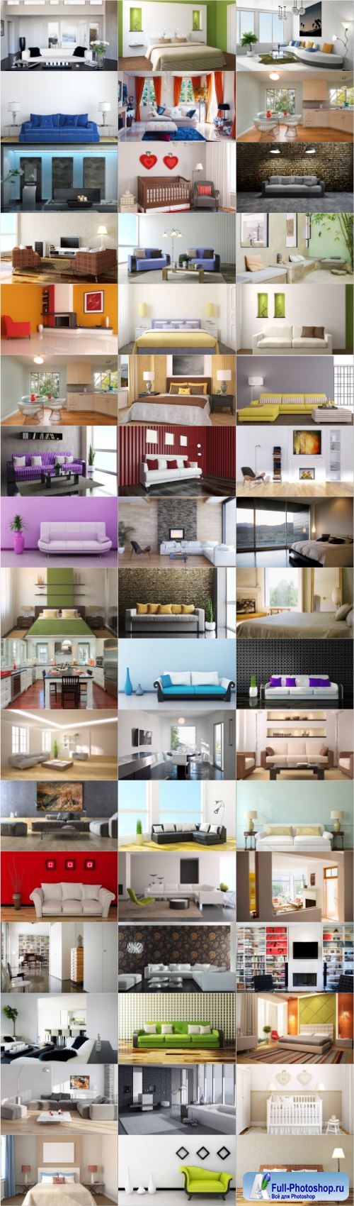 Modern interior large selection of stock photos