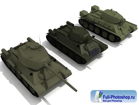 3d модели советских танков времён ВОВ